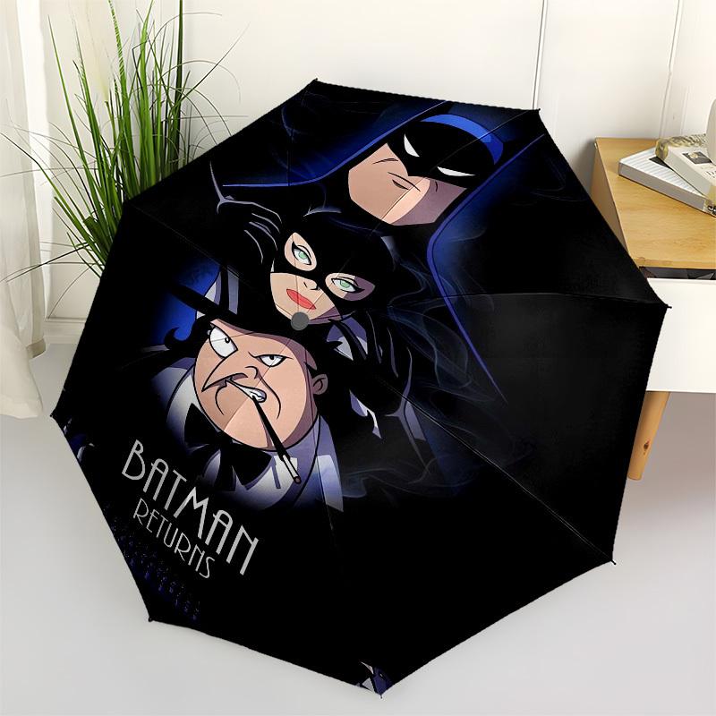 1pc Batman Returns Movie Poster Umbrella with Plastic Handle,Suitable for All Seasons Travel Outdoor Multi-functional UmbrellaDCS105