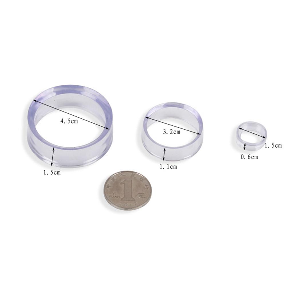 10 PCS Acrylic Transparent Display Stand for Base Pedestal Support