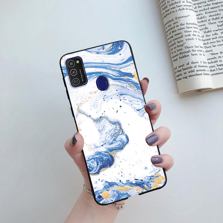 Cute Cartoon Case For Samsung Galaxy M51 M31 M21 M31S M21S M30S Case Candy Colorful Anime Painting TPU Silicone Cover Case Funda