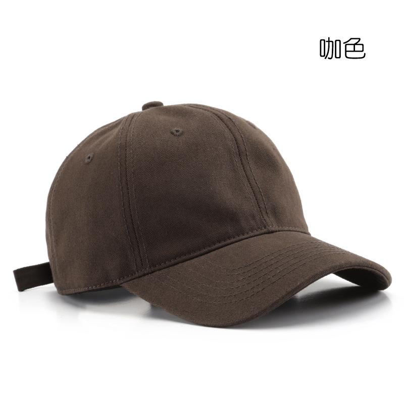 Pălărie bărbați toamna și iarna culoare solidă tablă cu lumină bună spălare retro mare circumferință a capului șapcă de baseball pentru femei în aer liber protecție solară șapcă de soare