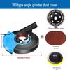 Angle Grinder Dust Collection Cover for Dust-Free Cutting and Polishing