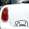 Hinter den Kulissen Domo Kun Vinyl Autoaufkleber, Wasserdichte Cartoon-Aufkleber für Auto Stoßstange Heckscheibe Auto Außen Styling Dekor Zubehör