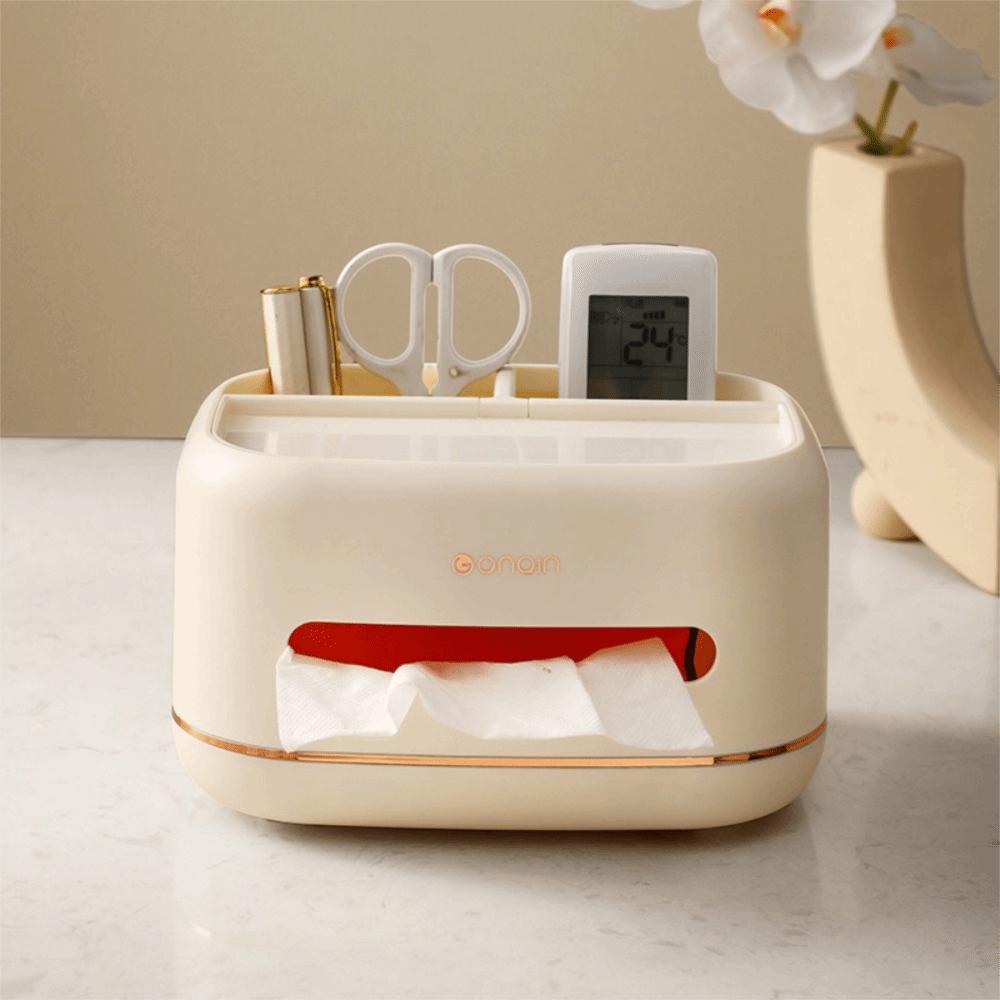 Multi-purpose Tissue Box Exquisite Mobile Phone Holder Paper Storage Box  Living Room