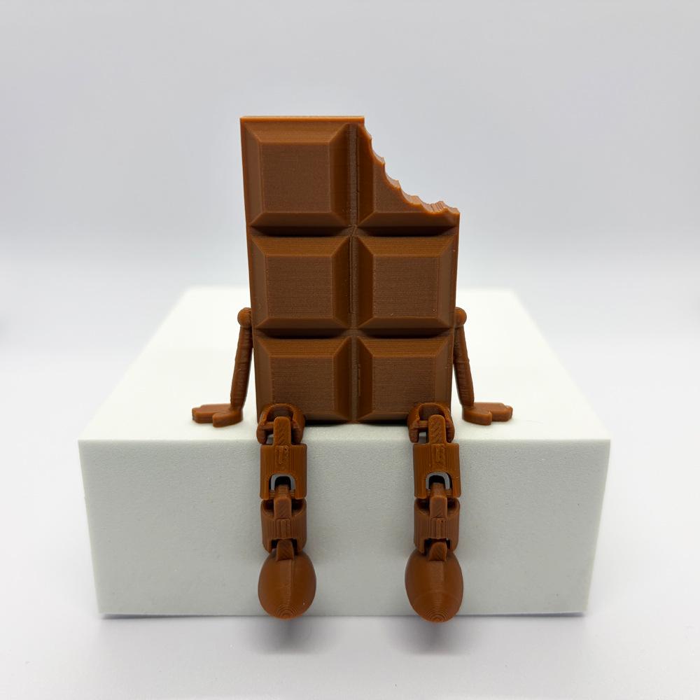 3D Printed Ghost Decorations with Movable Legs for Christmas and Halloween