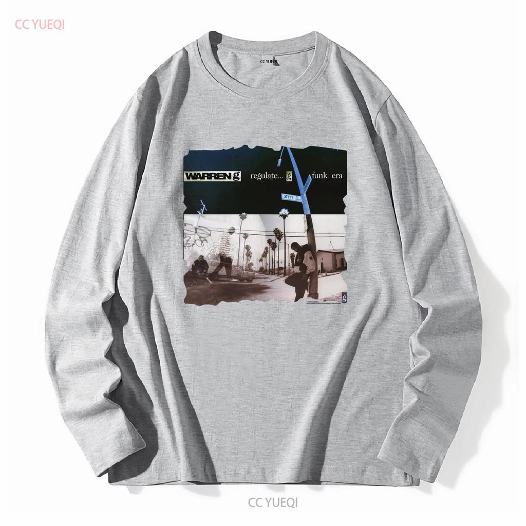 Vintage Warren G Regulate Funk Era 1994 Rapové tričko Velké Černé Opotřebované Vzácné dlouhý nebo krátký rukáv vintage Mírně vyprané