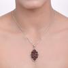 Red Garnet Gemstone Pendant for Her 925 Sterling Silver Zivori Jewelry