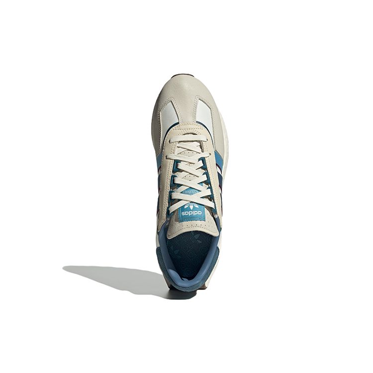 Adidas Originals Retropy E5 Fabric Classic Sports Slip-Resistant Durable Low-Top Lifestyle Casual Shoes Unisex Casual Shoes White Gray Blue IE0498
