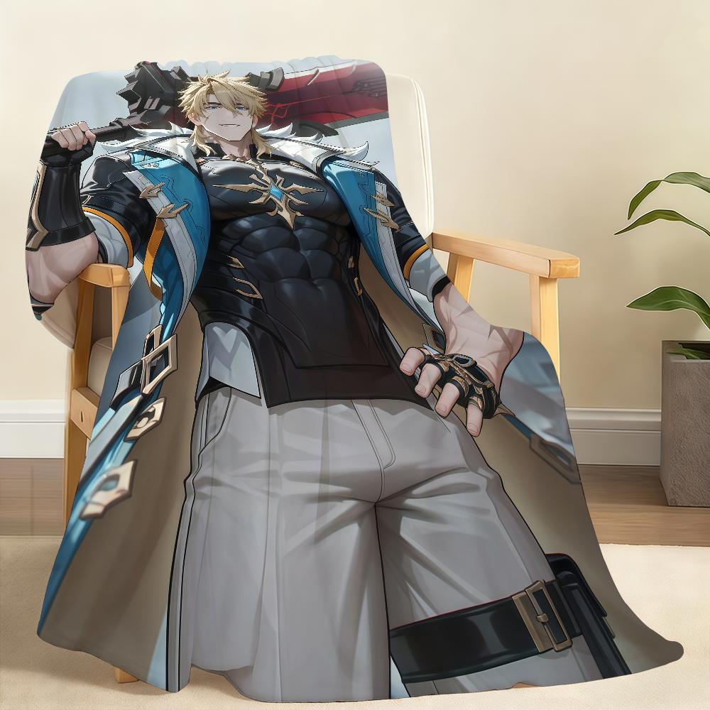 Hot Game Genshin Impact V Var ka Blanket For Soft Throw Blanket for Picnic Bed Sofa Home Bedroom Cozy Warm Comfortable
