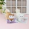 New Cute Simulation Kitten Animal Cat Decoration Gift Home Car Ornament Crafts Plush Figurine Miniature Christmas Party Model