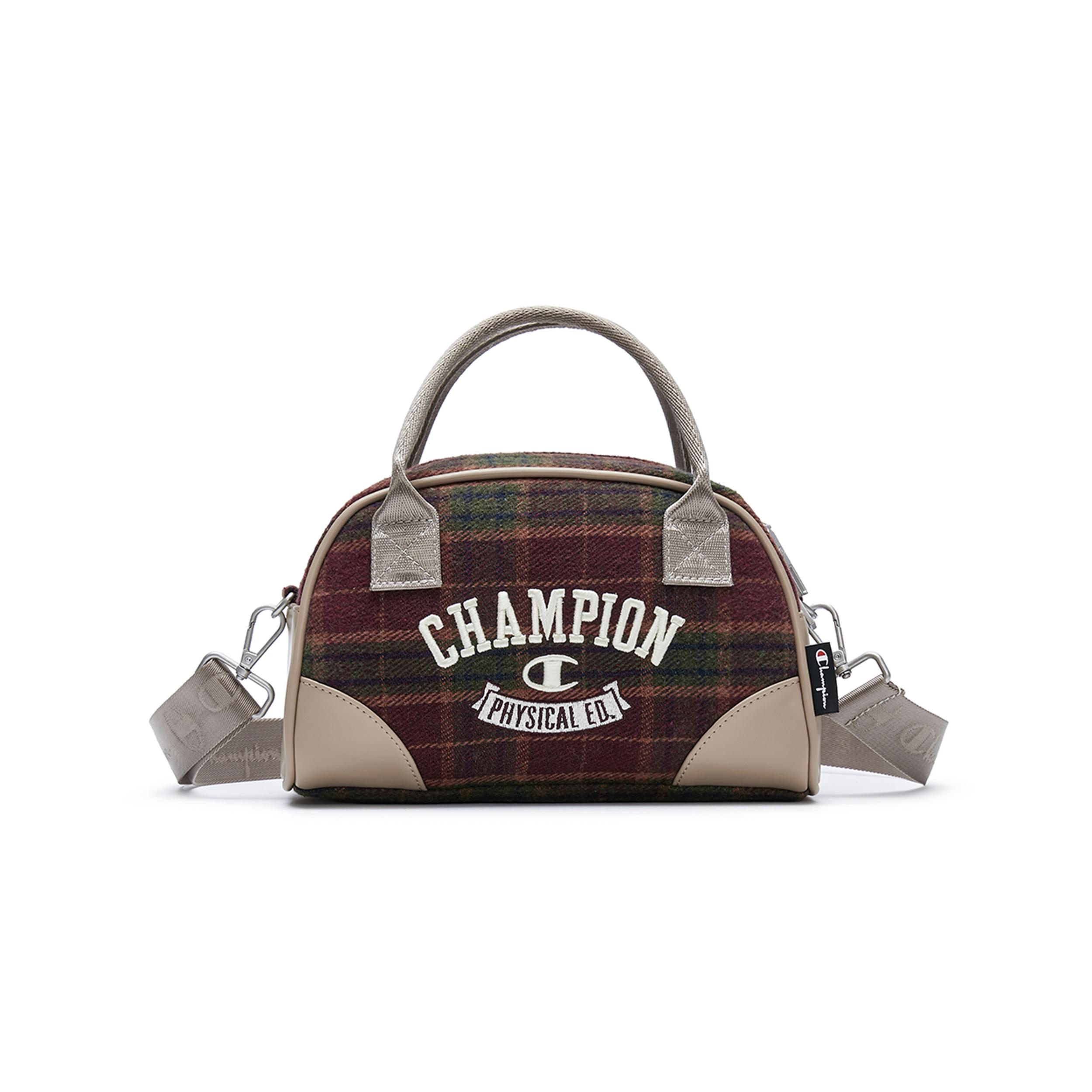 

New Champion Fabric, Synthetic Leather Shoulder Bag Unisex Night Umber Red/Light Bone U4DACPU20 24.6*10.9*15.0CM