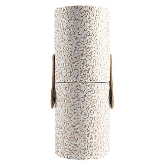 

Travel Makeup Brush Pen Storage Holder Cosmetic Faux Leather Case Box Container 06