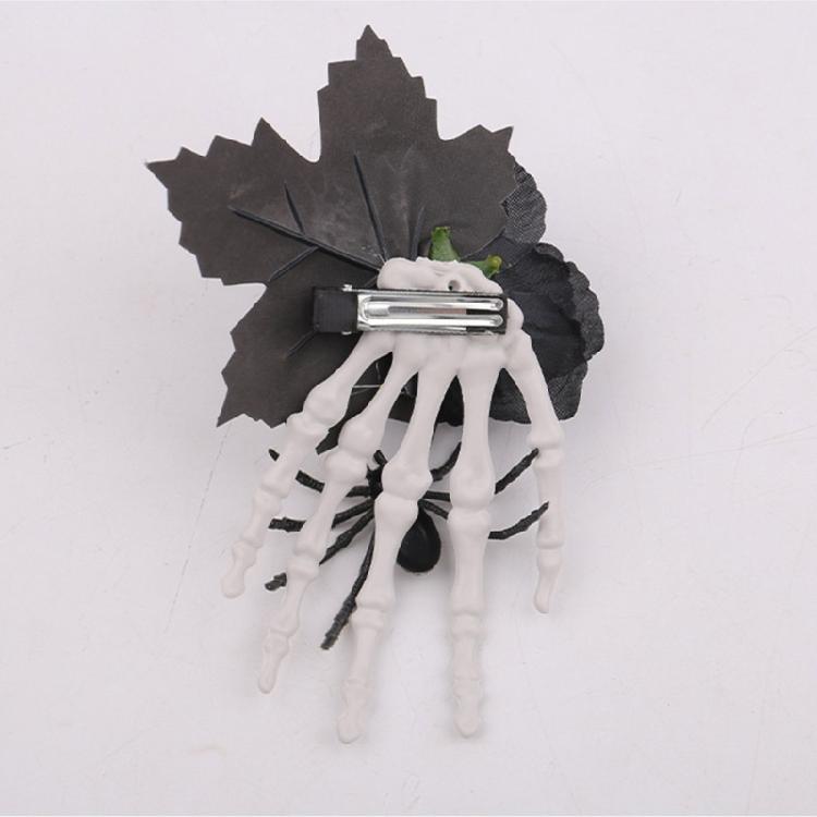 Themed Black Halloween Hair Accessory Secure Hair Grip Design For Cosplay Gothic Fashion And Special Occasion