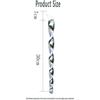 Reflective Spiral Anti-bird Repellent, Outdoor Protection for Balcony and Garden (set of 8)