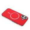 For iPhone 16 Case BINFEN COLOR BF40 Compatible with MagSafe Electroplated PU + TPU Phone Back Cover