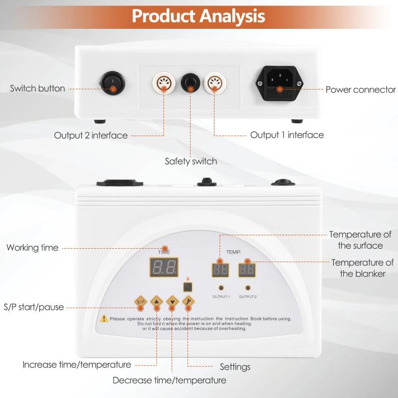 Home Spa & Beauty Salon FIR Sauna Blanket - Professional Waterproof Slimming Heating Weight Loss