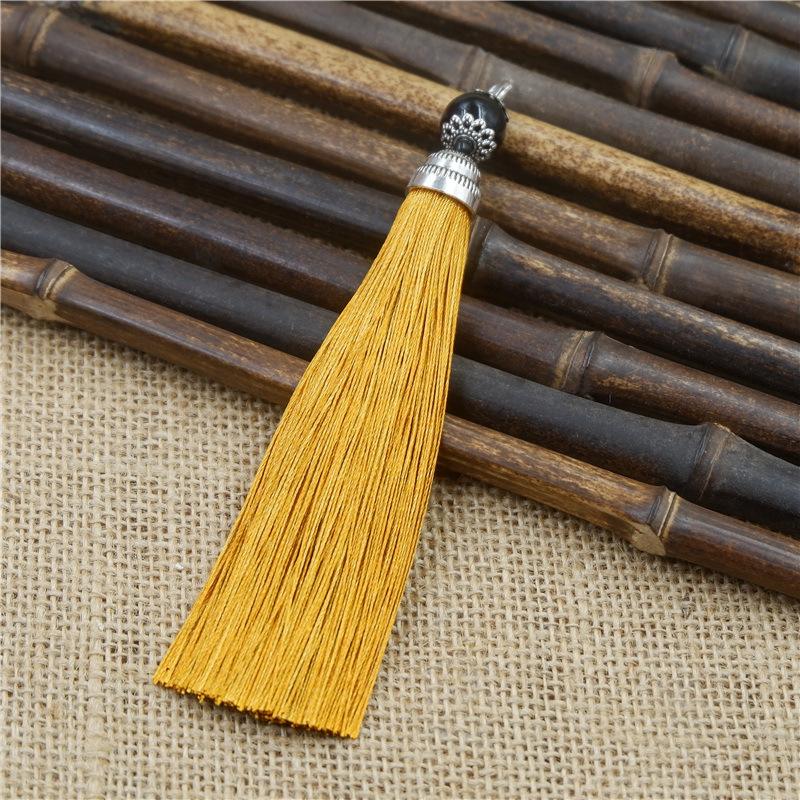 Tassel Ear With Hat Diy Handmade Ear Pendant High-End Lobster Buckle Tassel Ear Pendant