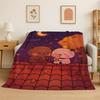 Morbida Coperta Plaid in Flanella, Disegno Carino Bubu Dudu Orso Amore, Coperta Accogliente per Letto, Divanetto, Divano, Camera da Letto, Soggiorno, Viaggio, Campeggio