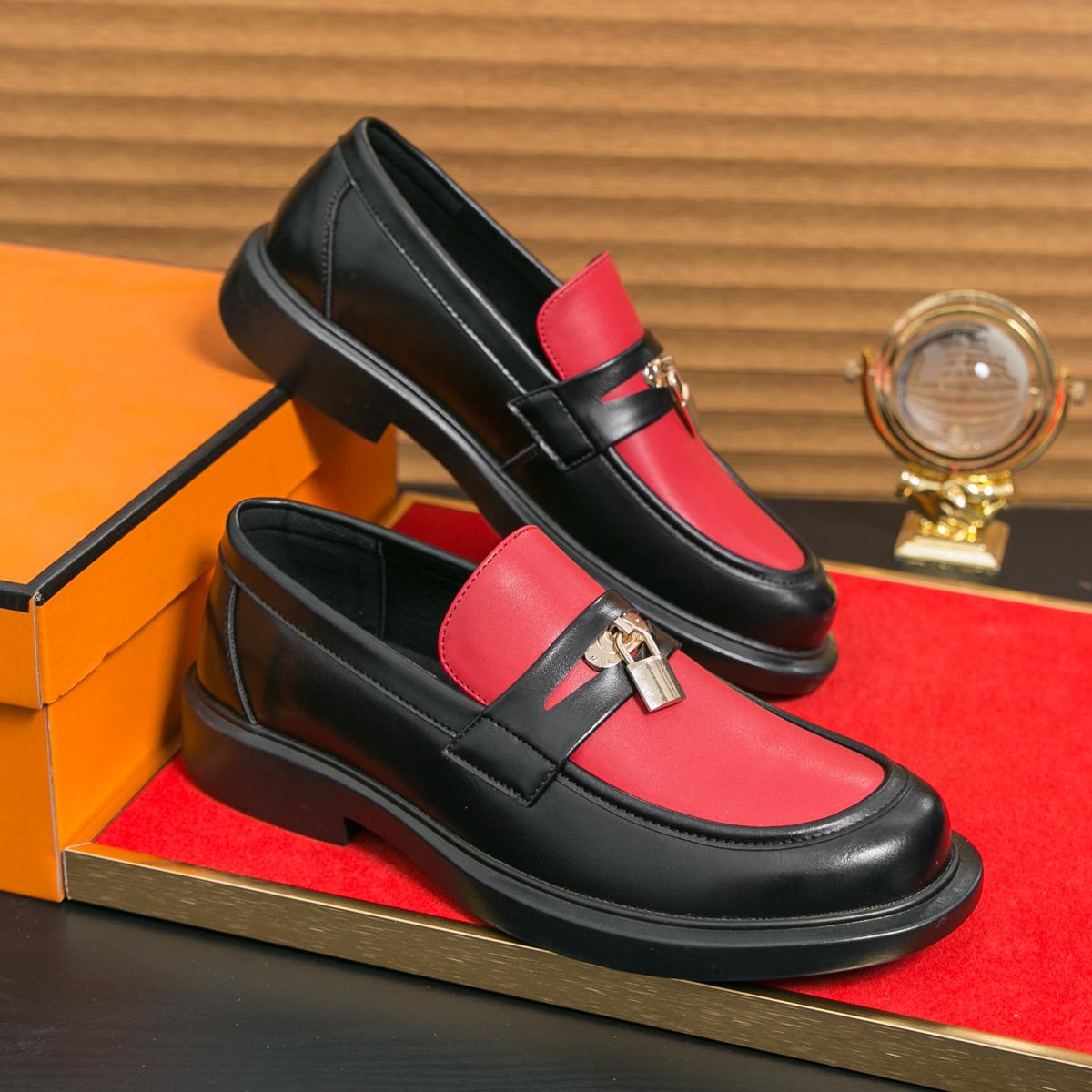 

Fashion Leather Shoes For Man Genuine Leather Big Size Shoes High Quality Designer Formal Shoes Casual Shoes Fashion Business 38