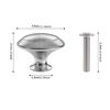 10Pcs/set Round Cabinet Knobs Alloy Drawer Knobs Kitchen Cupboard Pull Handles Furniture Handle Hardware Accessories