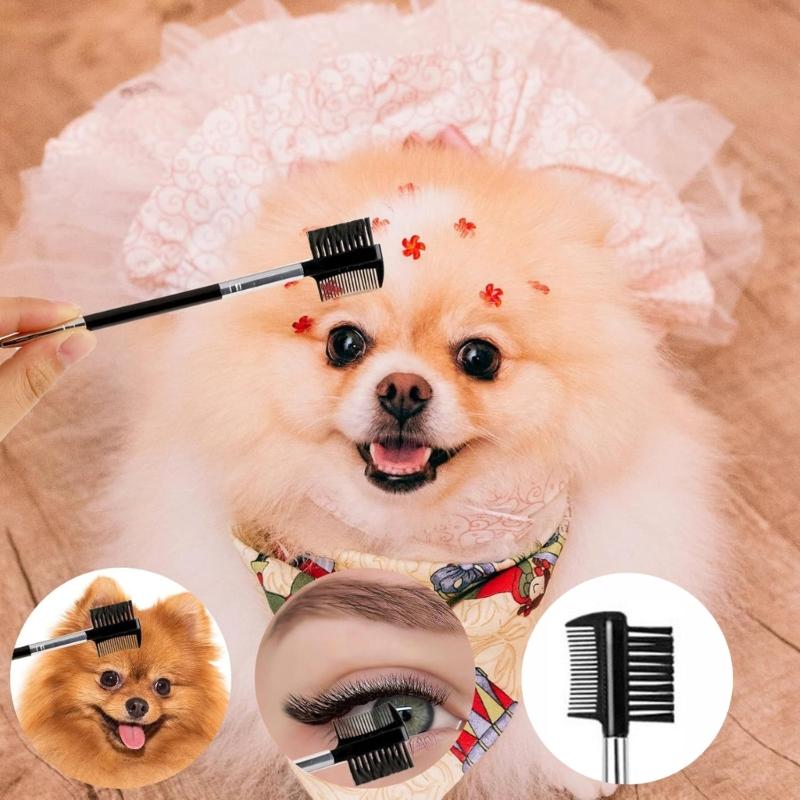10/6/3pack Dog Eye Combs Tear Stain Remover Antiskid Combs Dog Eye Grooming Tool for Daily Dog Cared