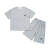 Kinderkleidung, Sommer-Sportanzüge für Jungen, Modische kurzärmelige Shorts im Western-Stil für Kinder, Zweiteilige Sommerkleidung für größere Kinder