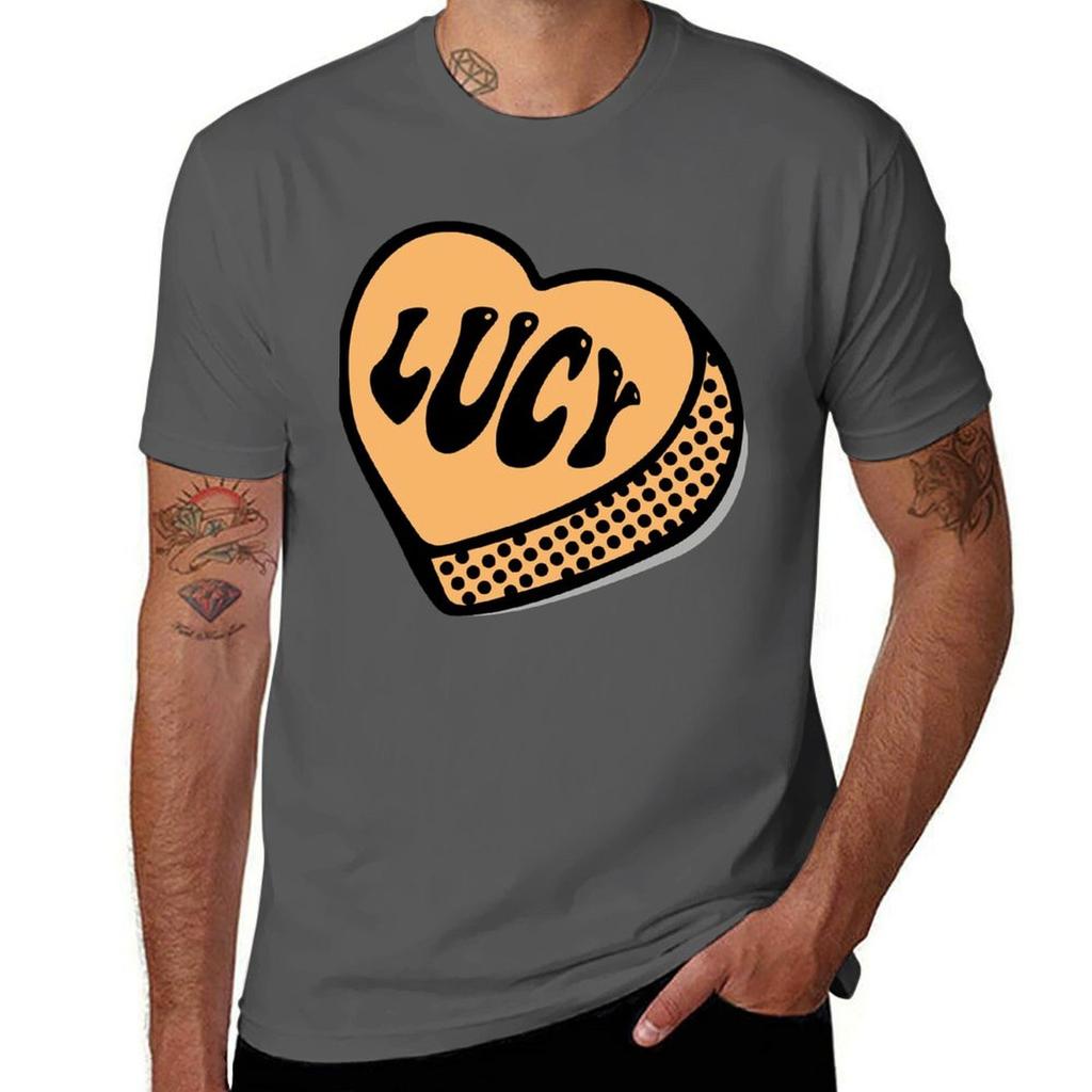 Unisexs Best I Love Lucy Cute Gifts Tshirt Casual Simple Design Short Sleeve Shirt
