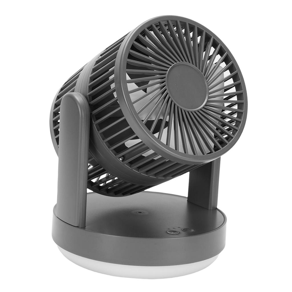 Desk Fan 3 Speeds   Rechargeable Desktop Oscillating   Circulator Fan with Night Light for Home Bedroom