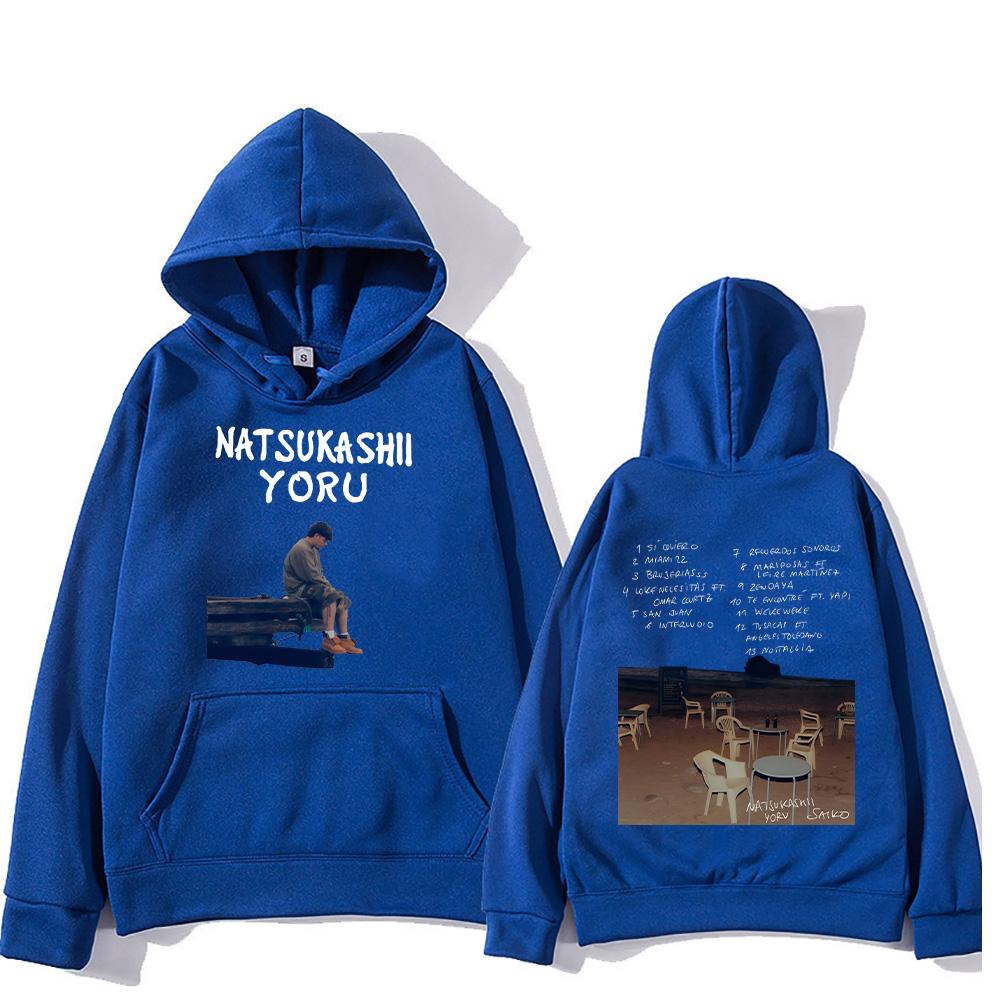 Rapper SAIKO Album Merch Hoodies Saiko Natsukashii Yoru Sweatshirt Men's Women Fashion Clothing Oversized Casual Pullover Trends
