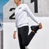 FILA Athletics Logo Print Pullover Crewneck Sweatshirt Men sweatshirt Jade-White A11M141202F-WT
