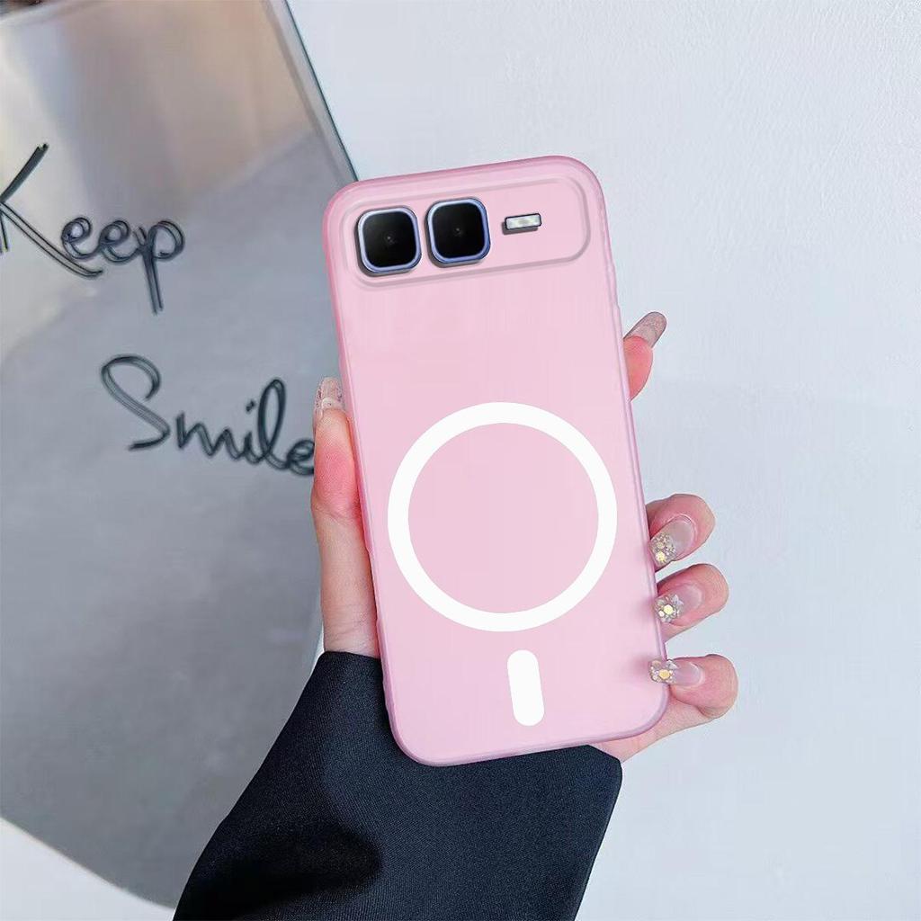Case for infinix SMART 10 Plus Premium Magnetic Matte Phone Casing Protection Cover