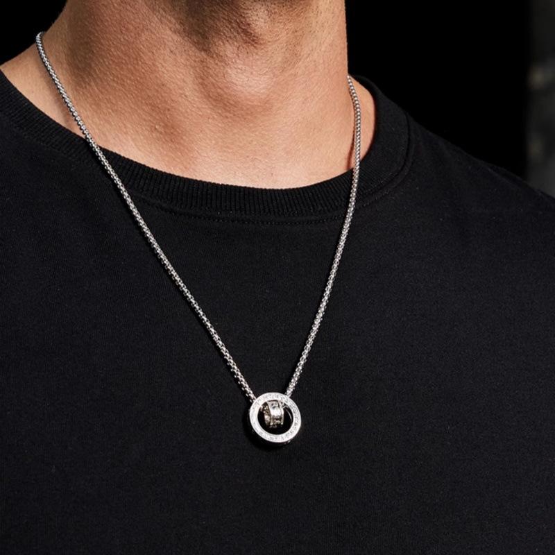 New 925 Silver Necklace Pendant Beautiful Vintage For Women man Fashion Clavicle Chain Wedding Jewelry Party Gifts