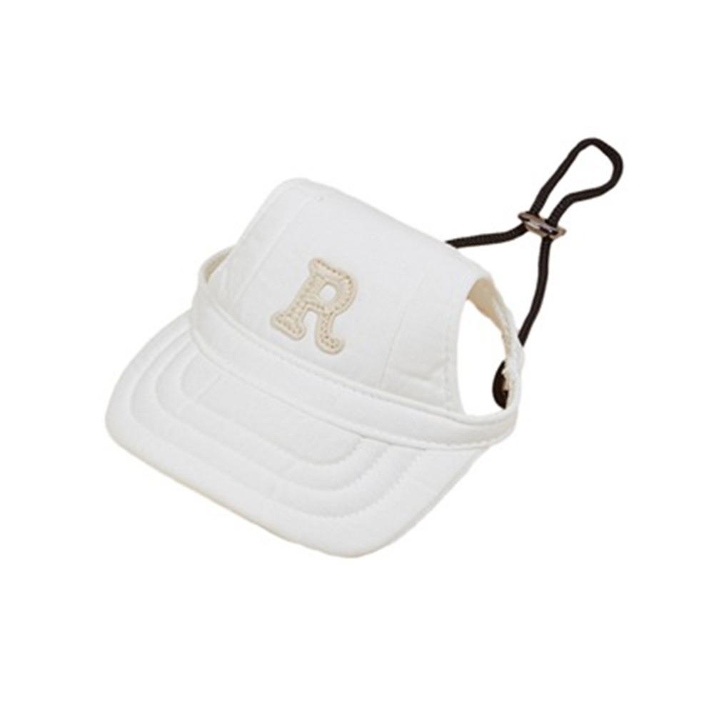 

Washable Dog Bonnet Cap Lightweight Letter Cap Fashion Puppy Sunscreen Hat Summer 1