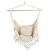 Indoor/Outdoor Garden  Bohemia Style Home Hanging Hammock Chair Dormitory Balcony Swing Hanging Chair with Wooden Stand New