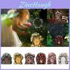 Garden Miniature Scene Wooden Ornament With Fairy Door For Home Decor
