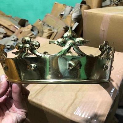 Karniproduction Medieval Crown, Armour Crown, King Crown, Queen Crown Best for Gift