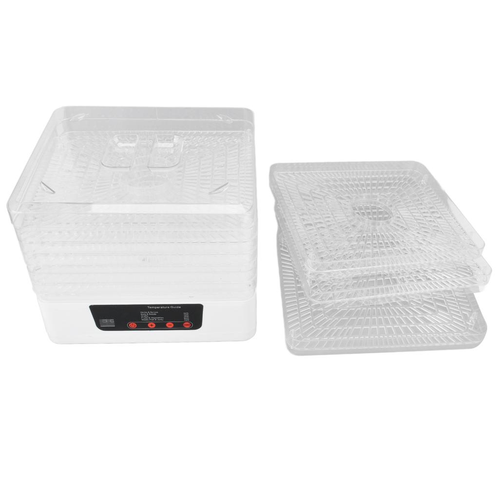 Electric Food Dehydrator Home Fruit Dehydrator Machine with 8 Trays for Meat Herbs Veggies 350WEU