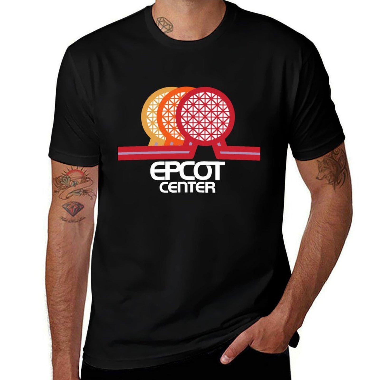 

EPCOT Center Spaceship Earth 1982 CLEAR T-Shirt cotton tshirt 100% man t shirt luxury T-Shirt 4XL