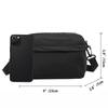 Men's Crossbody Bag, Men's Simple and Lightweight Phone Bag, Versatile and Lightweight, Solid Color Mailman Bag, Women's Casual Student Shoulder Bag