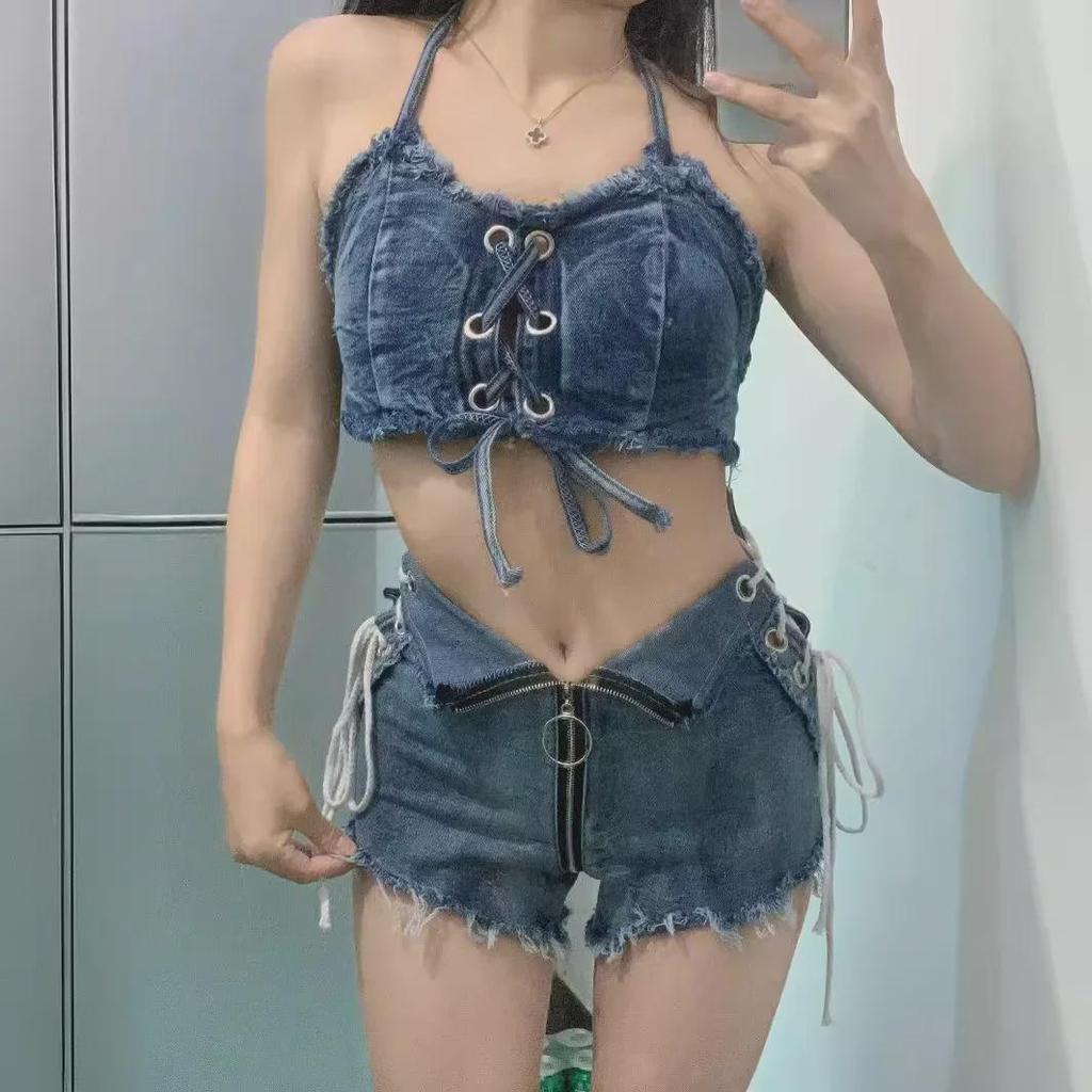 Women's High-Waist Denim Hot Shorts: European & American Style, Sexy Summer Essential