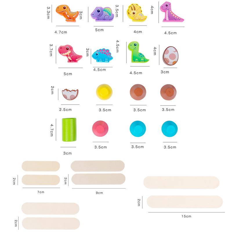 

Деревянные блоки модели животных Обучающая игрушка Монтессори для малышей Сортировка Складывание Балансировка и Строительство