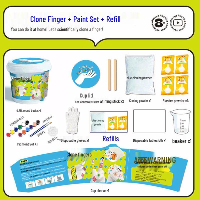 

Набор для создания слепка руки и гипса своими руками: Создайте свой собственный сувенир в виде самодельной модели пальца