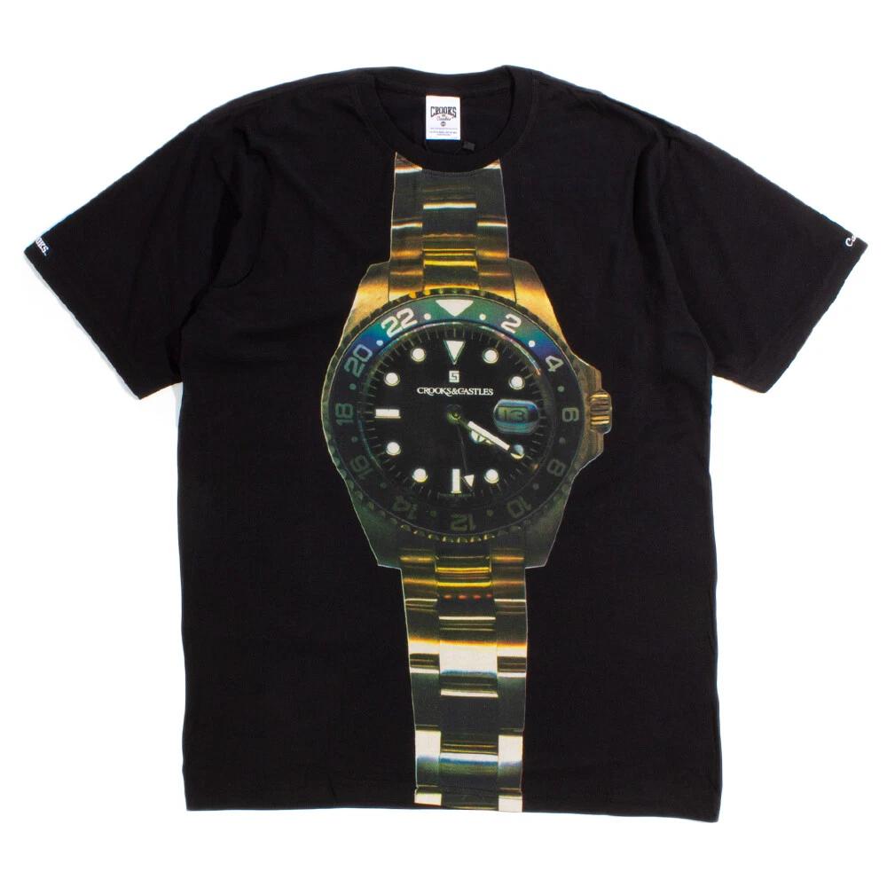 Черная футболка Crooks & Castles Monarch M