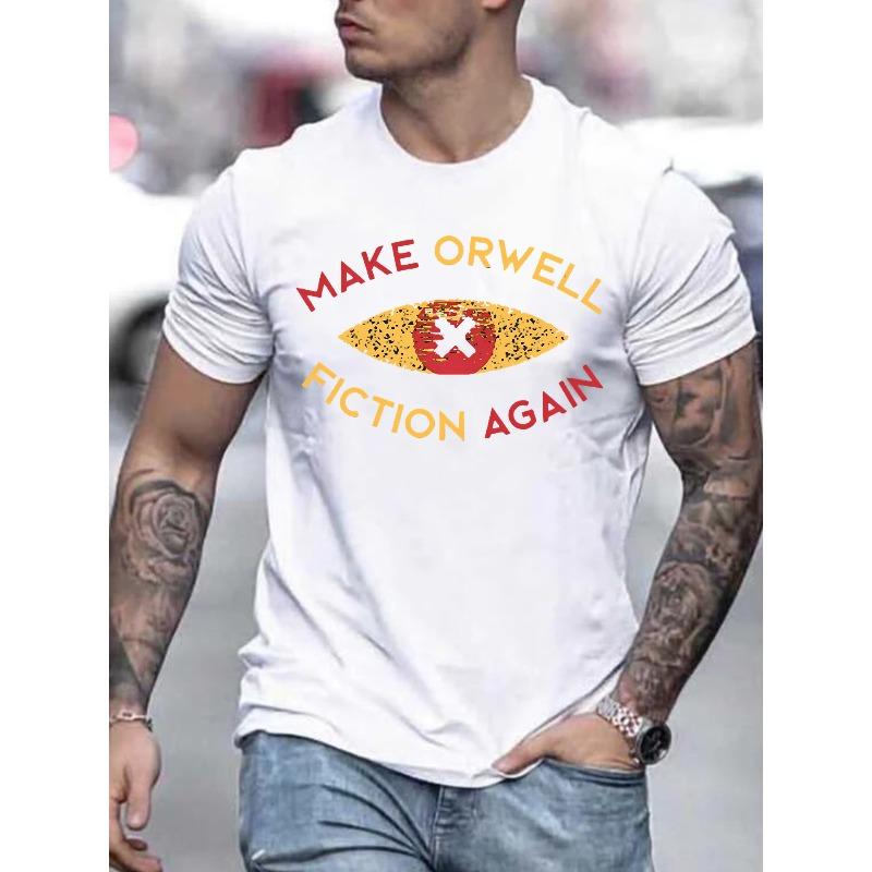European sizes Summer Men S Fashion Pattern Short Sleeve T-Shirt S