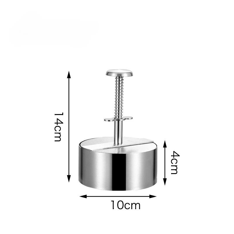 Manual Hamburger Meat Patty Press Food Stainless Steel Burger Press Round Hamburger Patty DIY Meat Dumpling Kitchen Accessories