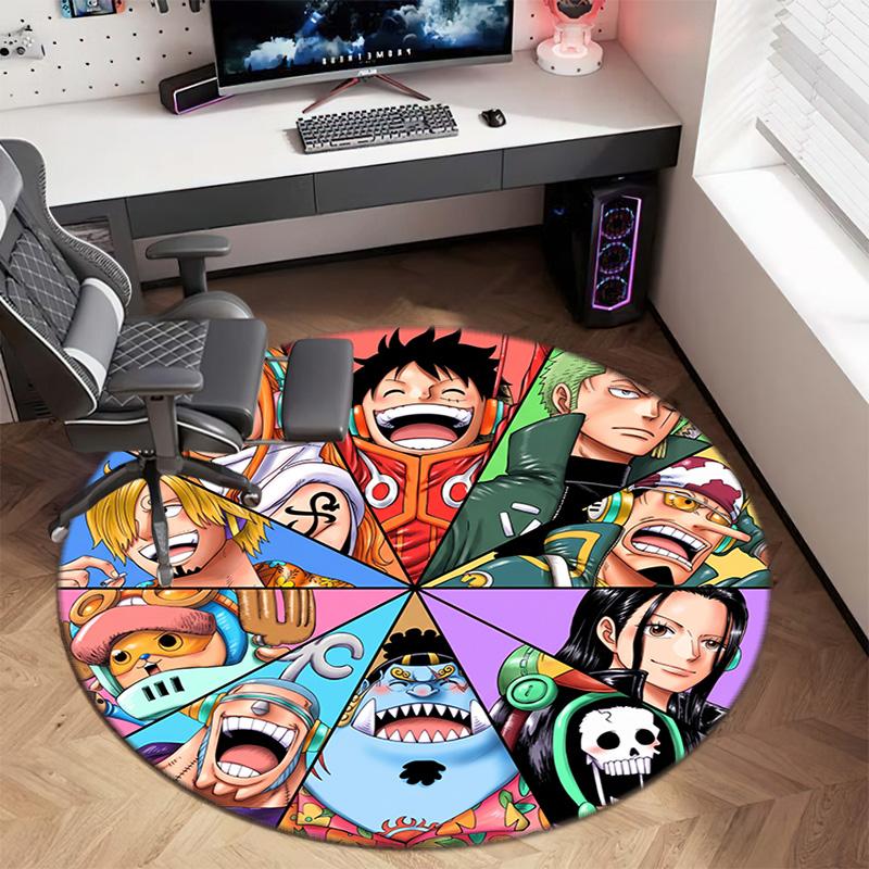 Cute Monkey D. Luffy from the Japanese manga ONE PIECE carpet is soft, home, bedroom, door mat decoration, and non slip carpet E16