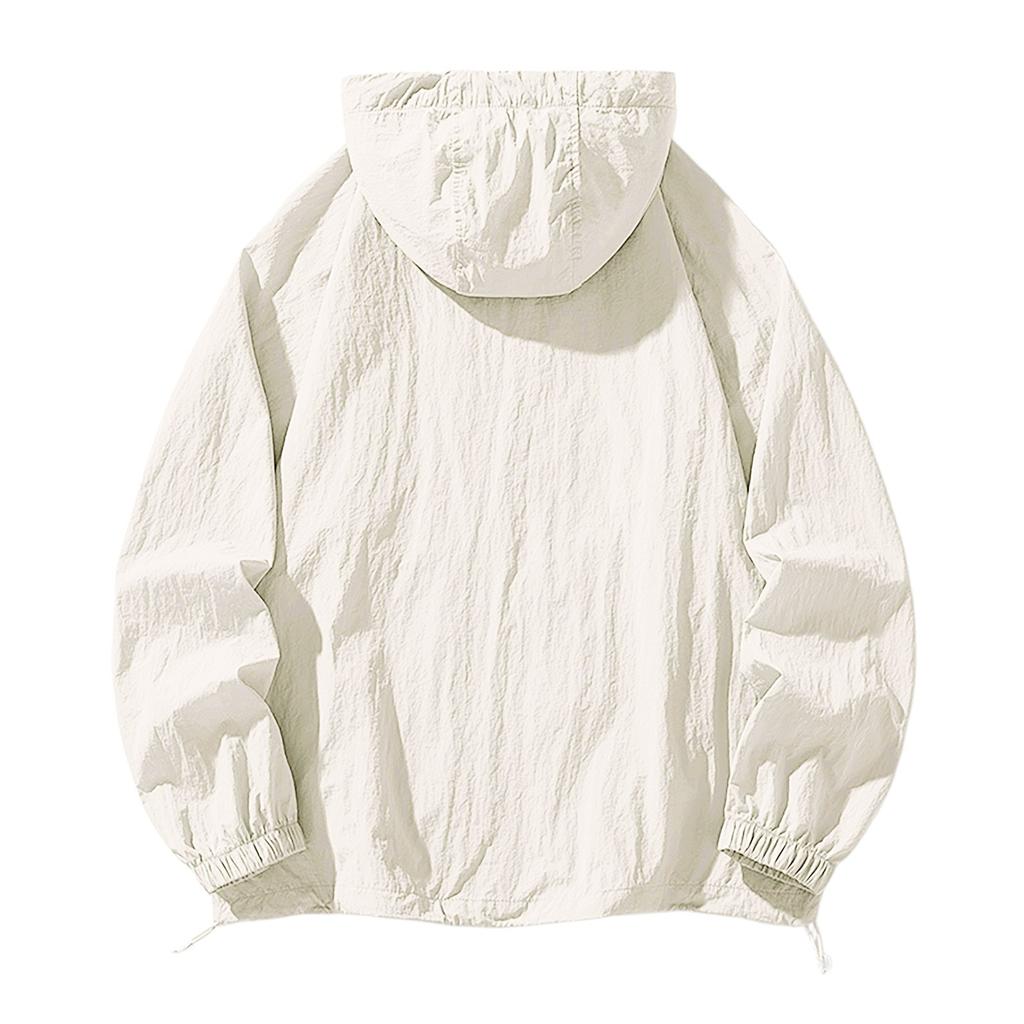 Men's Outdoor Casual Loose Sun Protective Clothing Punch Jacket Coat