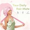 Satin Silk Hair Bonnet  Adjustable Tie Band  Sleep Bonnet for Women Men Unisex Protective Headwear