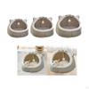 Cartoon Pet Bed Animal House Semi Enclosed Autumn Winter Comfortable Cat Caves Nest Plush
