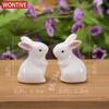 1 par söta kanin keramik ätpinnar vila ställ sked gaffel hållare ätpinnar stativ bordsartiklar pennhållare köksredskap heminredning