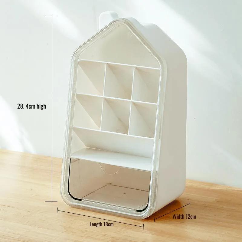 Pen holder organizer slant plug office desktop compartment organizer student desk clutter pen bucket stationery organization